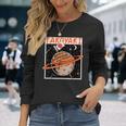 揚げたこボール 惑星 タコプラネット たこ焼き 長袖Tシャツ 彼女への贈り物