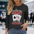 私はこれを購入しました。 あなたのお金で ポーカー トランプ 運 長袖Tシャツ 彼女への贈り物