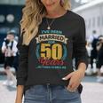 結婚50年目 結婚50周年 長袖Tシャツ 彼女への贈り物
