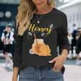 蜂蜜 養蜂 ギフト 養蜂 蜂 長袖Tシャツ 彼女への贈り物