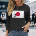 野球 試合 リーグ 日本国旗 アジアン代表 選手 長袖Tシャツ 彼女への贈り物
