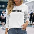 Electrical – Professional Electriciantaff Uniform 長袖Tシャツ 彼女への贈り物