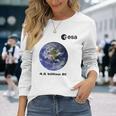 Esa 欧州宇宙機関 地球 46 億年 長袖Tシャツ 彼女への贈り物