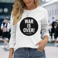 Exclusive War Is Over If You Want It 限定版 長袖Tシャツ 彼女への贈り物