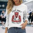 Got Ink Tattoo Devil Hell Yeah Inked Tattooist 長袖Tシャツ 彼女への贈り物