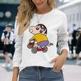 【まんが】クレヨンしんちゃん 三輪車しんちゃん 長袖Tシャツ 彼女への贈り物