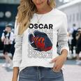 オスカーフィッシュ 80年代スタイル モンスターフィッシュキーパー 熱帯魚 長袖Tシャツ 彼女への贈り物