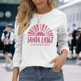サンタクルーズ カリフォルニアサンライズ カリフォルニア州サンタクルーズ 長袖tシャツ 長袖Tシャツ 彼女への贈り物