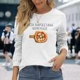 ピザ ナポレターナ イタリア ピザ ナポリタン マルゲリータ 長袖Tシャツ 彼女への贈り物