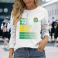 ブラジル国旗 10番 ブラジル サッカー メンズ レディース ボーイズ ガールズ キッズ 長袖Tシャツ 彼女への贈り物