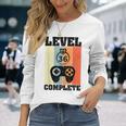 レベル 36 コンプリート 36Th 面白い 結婚記念日 カップル向け 長袖Tシャツ 彼女への贈り物
