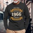 60歳の誕生日 還暦 真のレジェンドは1966年生まれ 長袖Tシャツ 高齢者への贈り物
