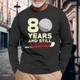 80 Years Andtillwinging 長袖Tシャツ 高齢者への贈り物