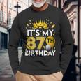 87歳の誕生日プレゼント 87歳の誕生日 87歳の誕生日 長袖Tシャツ 高齢者への贈り物