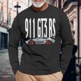 911 Gt3 Rs レーシングカー ヴィンテージ ミームコイン 長袖Tシャツ 高齢者への贈り物