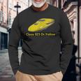 923形ドクターイエローT4３Dクール 長袖Tシャツ 高齢者への贈り物