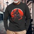 Ancient Japaneseamurai Bushido Code Warrior 長袖Tシャツ 高齢者への贈り物