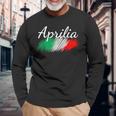 Aprilia イタリア 国旗 イタリア お土産 贈り物 お揃い イタリアン 長袖Tシャツ 高齢者への贈り物