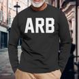Arb International Airport Code Ann Arbor Michigan Travel 長袖Tシャツ 高齢者への贈り物