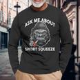 Ask Me Abouthortqueezetonk Ape 長袖Tシャツ 高齢者への贈り物