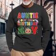 Auntie Of The Birthday Boy Melon Family Matching Long Sleeve T-Shirt Gifts for Old Men