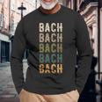 Bach パーソナライズ 同窓会 おそろい ファミリーネーム 長袖Tシャツ 高齢者への贈り物