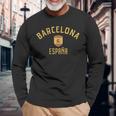 Barcelonapain スペイン、バルセロナ 長袖tシャツ 長袖Tシャツ 高齢者への贈り物