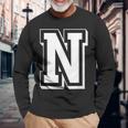 Best Friendshipseven Letters N From Friends 長袖Tシャツ 高齢者への贈り物