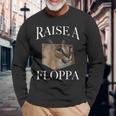 Big Floppa カラカルキャットミーム Raise A Floppa 長袖tシャツ 長袖Tシャツ 高齢者への贈り物