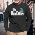 The Birdfather シャツ バードウォッチング ファニー ミーム バーダー ダディ 長袖Tシャツ 高齢者への贈り物