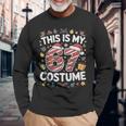 This Is My Christmas 67 Costume Number 6 7 Meme Saying 6 7 Long Sleeve T-Shirt Gifts for Old Men
