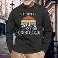 I Climbed Cotopaxiummit Club ハイキング エクアドルハイキング 長袖tシャツ 長袖Tシャツ 高齢者への贈り物