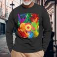 Color Mashup Wild Celebrations Happy Holi 長袖Tシャツ 高齢者への贈り物