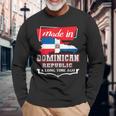 Dominican Republic Long Ago Country Flag Dr Native 長袖Tシャツ 高齢者への贈り物