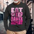 Eatleep Dance リピートダンサー メンズ レディース ダンサー ラブダンス 長袖Tシャツ 高齢者への贈り物