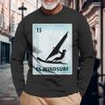 El Windsurf メキシカンウインドサーフィンカード 長袖Tシャツ 高齢者への贈り物