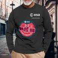 Esa欧州宇宙機関ミッション彗星迎撃パッチ 長袖Tシャツ 高齢者への贈り物
