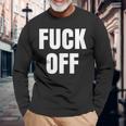 Fack Off – デザイン – Fuck Off 長袖Tシャツ 高齢者への贈り物