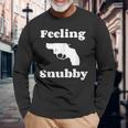 Feelingnubby Revolver Pistol スナブノーズ スナブノーズ 長袖Tシャツ 高齢者への贈り物