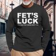 Fet's Luck ays 長袖Tシャツ 高齢者への贈り物