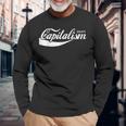 Enjoy Capitalism 長袖Tシャツ 高齢者への贈り物
