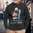 Reddy Kilowatt Electric Avenue 80年代ブームボックス ビンテージ 長袖Tシャツ 高齢者への贈り物