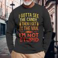 I Gottaee The Candy First I'm Not Bid Creepy Humor 長袖Tシャツ 高齢者への贈り物