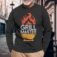 Grill Master 長袖Tシャツ 高齢者への贈り物