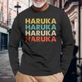 Haruka 遥 長袖Tシャツ 高齢者への贈り物