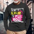 I'm Not Cute I'm Punk Rock パンクロッカー用 長袖Tシャツ 高齢者への贈り物