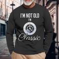 I'm Not Old I'm Classic 面白いヴィンテージ時計 メンズグラフィック 長袖tシャツ 長袖Tシャツ 高齢者への贈り物