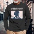 Jazzologist ヴィンテージ ジャズ ミュージック ジャズ ファンク ソウル 長袖Tシャツ 高齢者への贈り物