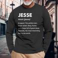 Jesse ネームシャツ 長袖Tシャツ 高齢者への贈り物