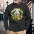 Jolie Hirondelle À Farine Ornithologue Ornithologue Oiseaux Oiseaux De Printemps T-shirt à manches longues Cadeaux pour les vieillards